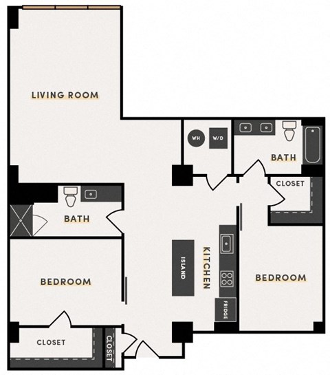 floor plan photo of the junction at white stone station in menomonee falls, wi